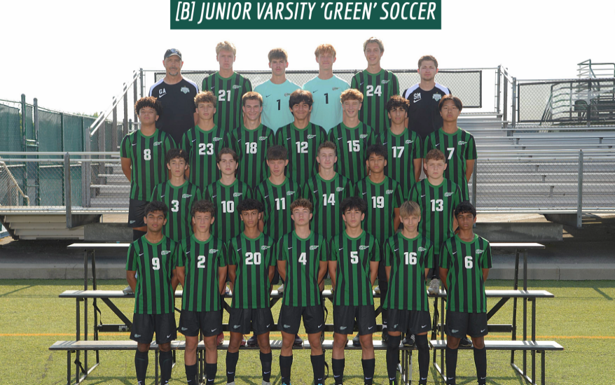 Boys JV Green Soccer Team